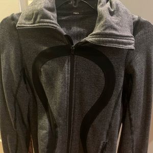 Lululemon jacket black herringbone